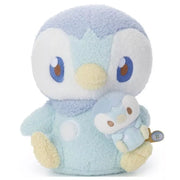 Pokemon Pokepeace Piplup with Mini Plush Ver. Plush Doll JAPAN OFFICIAL