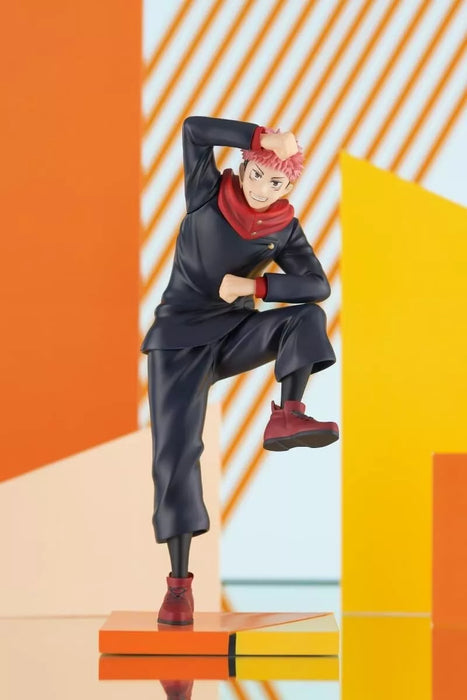 Furyu Tenitol Jujutsu Kaisen Yuji Itadori Figura Japão Oficial