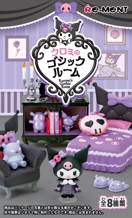 Rementar la sala gótica de Sanrio Kuromi Set Full Set 8 Box Figura Japón Oficial