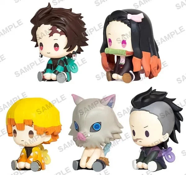 Demon Slayer Petatto Nejimaki Mascot vol.1 Complete Set Figure Capsule Toy JAPAN
