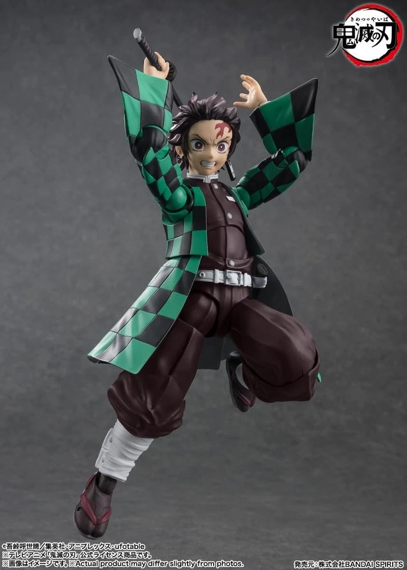 S.H.Figuarts Demon Slayer Kimetsu no Yaiba Tanjiro Kamado Action Figure JAPAN