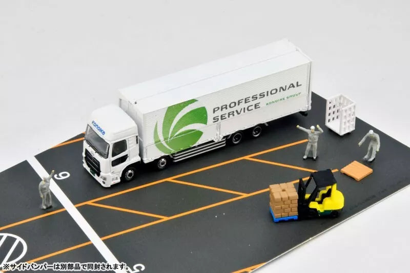 Sitio de distribución de recogida de camiones Konoike Transport Wing Van Set J JAPÓN