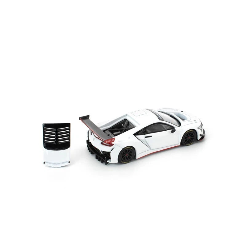 Honda NSX GT3 EVO22 White 1/64 Miniature Car JAPAN OFFICIAL