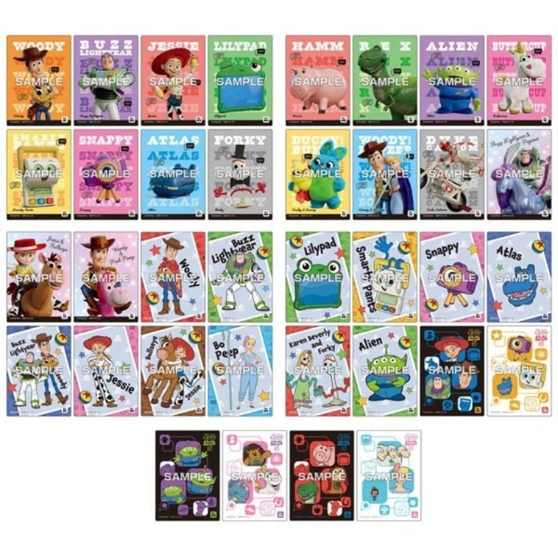 Toy Story 5 Clear Card Collection Gum 18Pack Box TCG Candy Toy JAPAN OFFICIAL