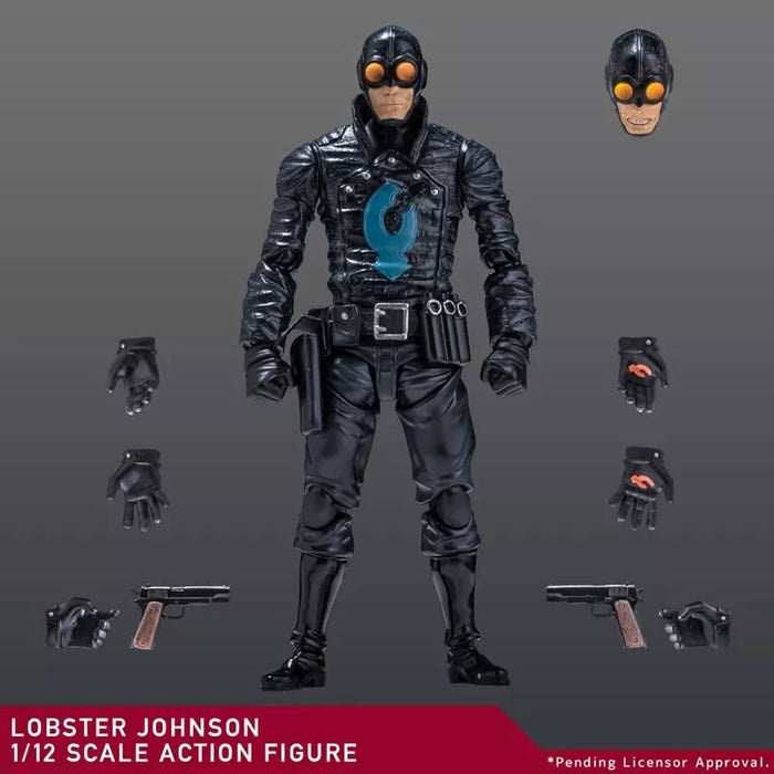 Hellboy Lobster Johnson 1/12 figura de ação Japão oficial