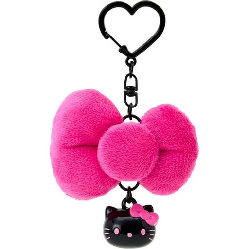 Sanrio Hello Kitty Ribbon Keychain I Love Hello Kitty Black JAPAN OFFICIAL