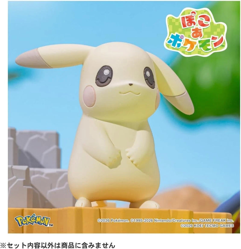 Takara Tomy MonColle Poco a Pokemon Collection Pikachu Light Color Figure JAPAN