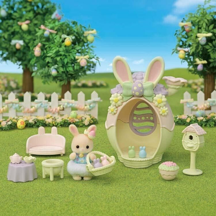 Epoch Familias Sylvanian Margaret Rabbit's Pascua de huevos de Pascua SE-212 Japón