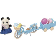 Epoch Sylvanian Families Runrun Cycling Set Panda Girl DF-17 Doll JAPAN OFFICIAL