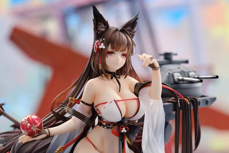 Azur Lane Amagi Wending Waters Serene Lotus Ver. con la figura del caso di visualizzazione in Giappone