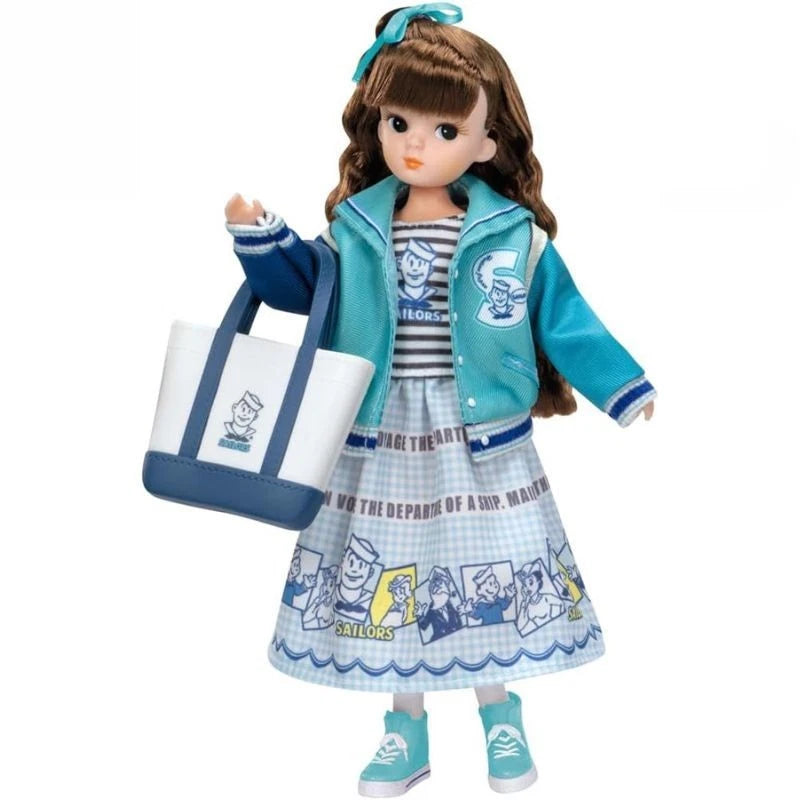 Takara Tomy Licca Chan Retro Licca Sailors Marine Fashion Doll JAPAN OFFICIAL