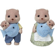 Epoch Sylvanian Families Otter Family FS-32 JAPAN OFFICIAL