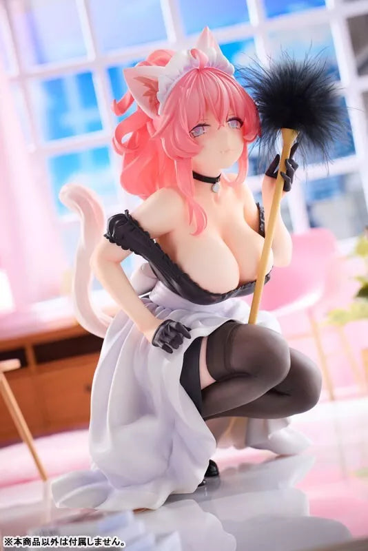 Cat's Thought Maid Cat Mochan 1/4 Figure JAPAN OFFICIAL