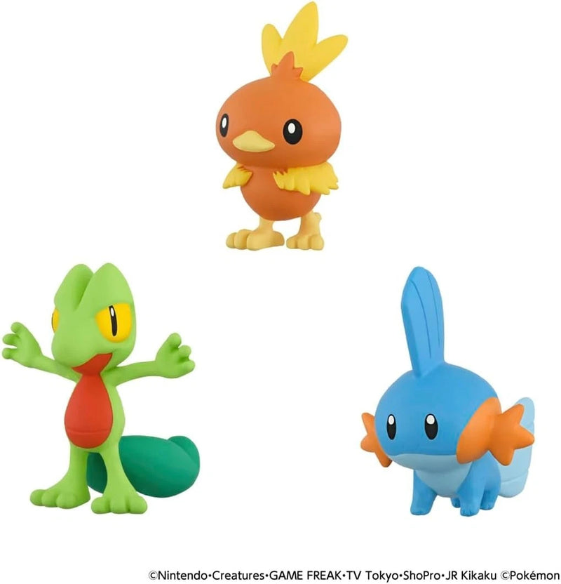 Pokemon Moncolle Pokemon 30th Anniversary Starter 3 Hoenn Region Figure Set