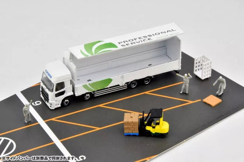 Sitio de distribución de recogida de camiones Konoike Transport Wing Van Set J JAPÓN