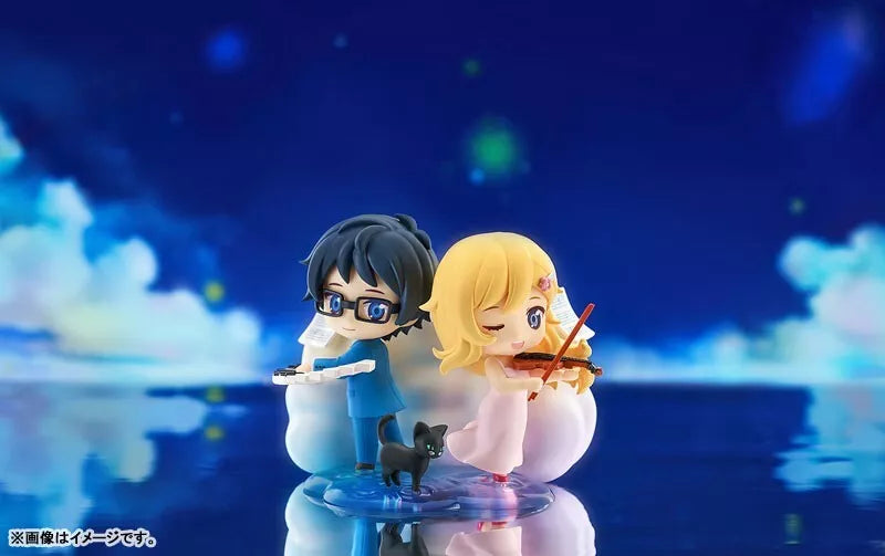 Qset+ Your Lie in April Kaori Miyazono & Kosei Arima Figure JAPAN OFFICIAL