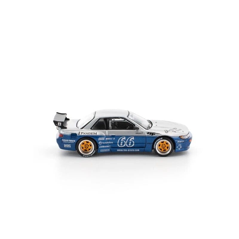Pandem Silvia S13 Moontech Blue 1/64 Voiture miniature JAPON OFFICIEL