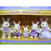 Epoch Sylvanian Families Hokkaido Calico Critters Lavender Rabbit Family JAPAN