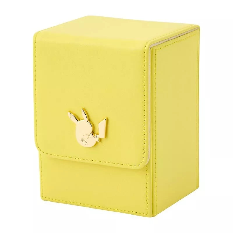 Pokemon Center Original Leather Flip Deck Case Pikachu JAPAN OFFICIAL