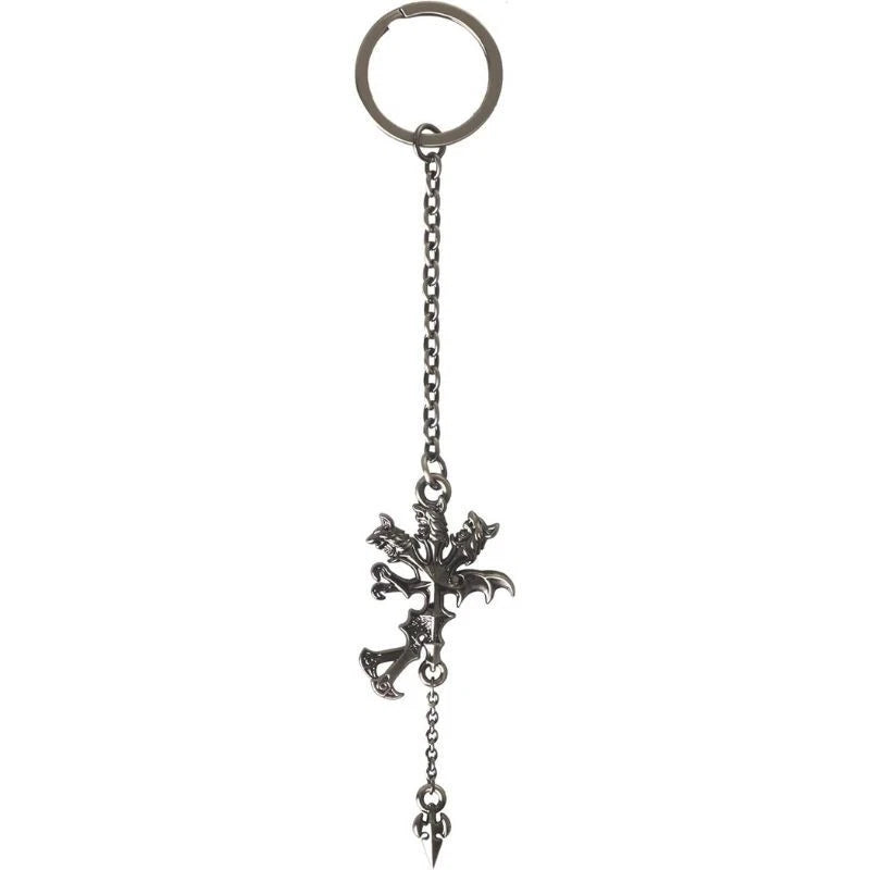 Square Enix Dirge Of Cerberus Final Fantasy VII Cerberus Keychain JAPAN OFFICIAL