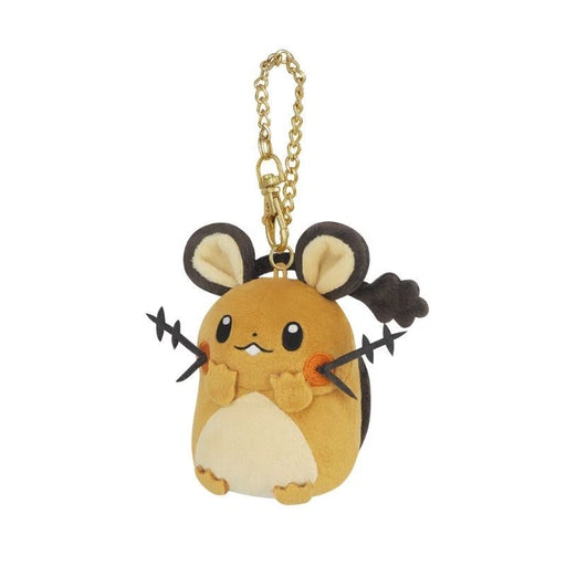 Pokemon All Star Collection Dedenne Plush Keychain JAPAN OFFICIAL