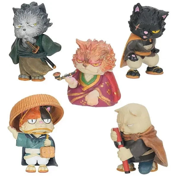 Qualia Cat Period Drama Modeling Collection Conjunto Completo Figura Cápsula Juguete