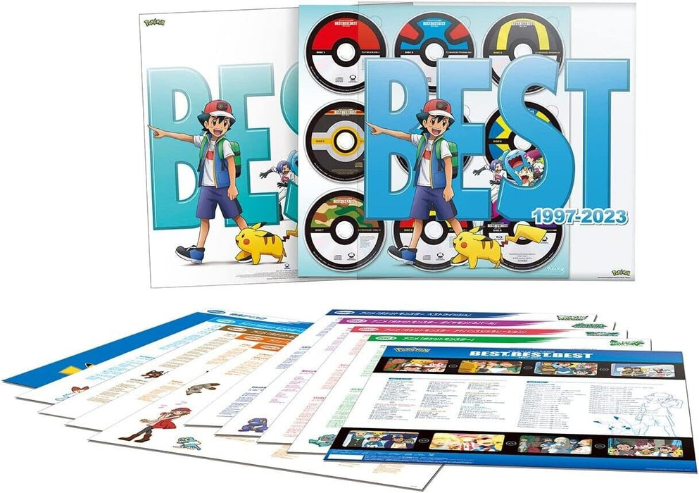 Pokemon TV Anime Tema musicale Best of Best of Best 1997-2023 Blu-ray Limited Japan