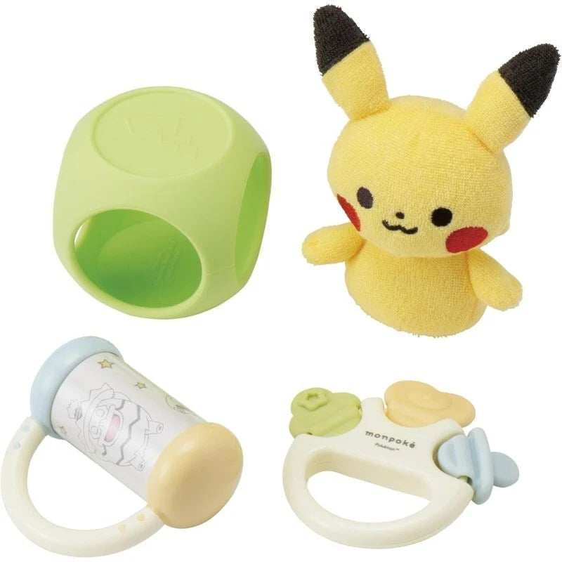 Pokemon MONPOKE Rattle Set Pikachu JAPAN OFFICIAL