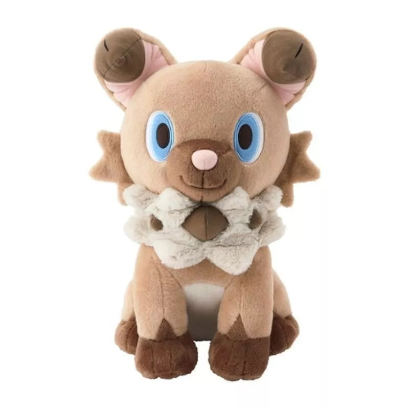 Pokemon Center Original Rockruff Sitting Plush Doll JAPAN OFFICIAL