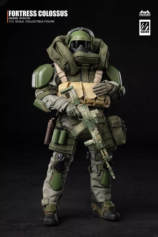 SALVO Série SA02 Fortress Colossus 1/12 Action Figure JAPÃO OFICIAL
