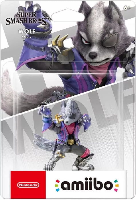 Nintendo Amiibo Smash Brothers Series Wolf JAPAN OFFICIAL