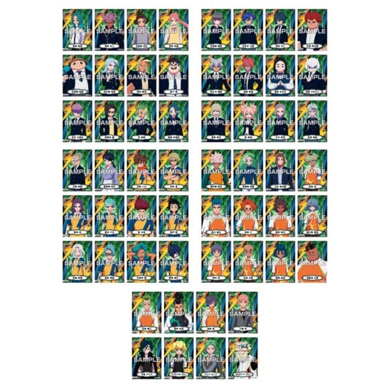 Inazuma Eleven Victory Road Clear Card Collection Gum 18Pack Box TCG Candy Toy