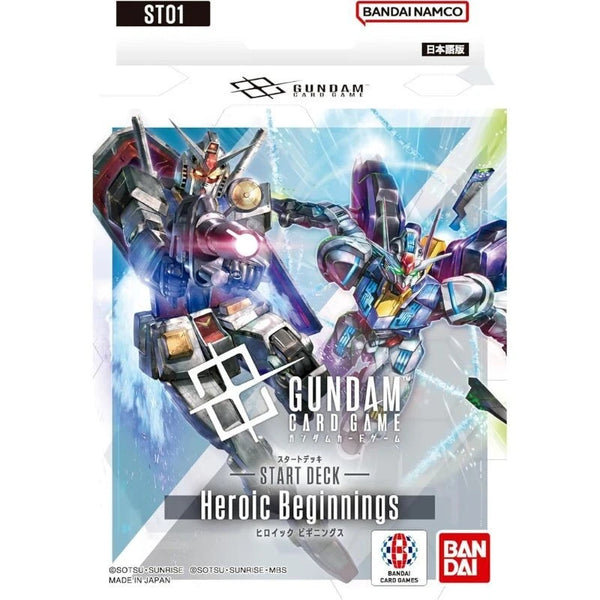BANDAI Gundam Card Game Heroic Beginnings Starter Deck ST01 TCG