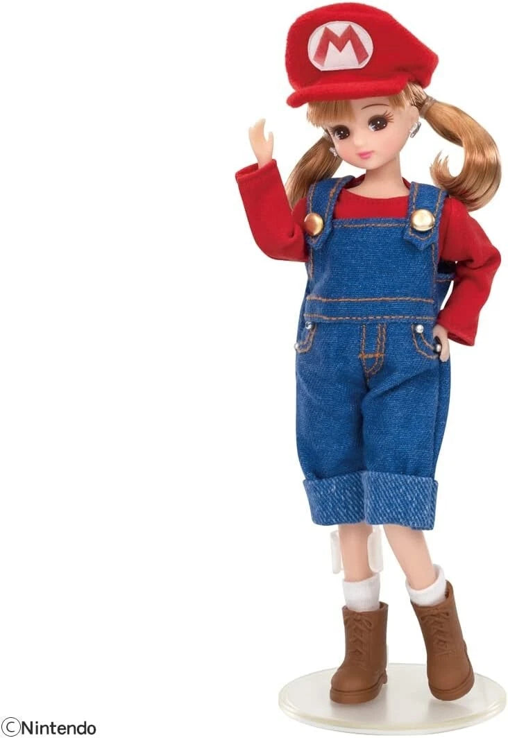 Takara Tomy Licca Chan Super Mario Daisuki Licca Chan LD-33 Doll JAPAN OFFICIAL