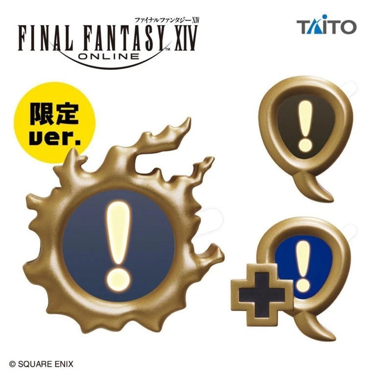 TAITO Final Fantasy XIV Quest Icon Mini Lamp Set of 3 JAPAN OFFICIAL