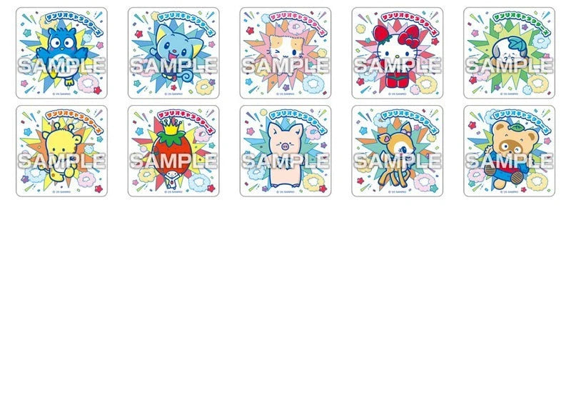 Sanrio Characters Square Magnet Collection Gum 16Pack Box Candy Toy JAPAN