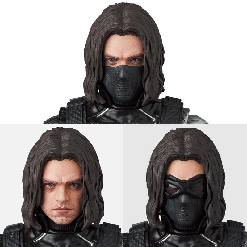 Medicom Toy MAFEX No.203 Winter Soldier Action Figure JAPAN OFFICIAL