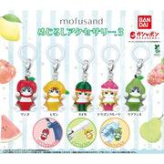 BANDAI mofusand Mejirushi Accessory 3 Complete set Capsule Toy JAPAN OFFICIAL