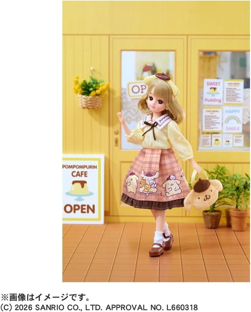 Takara Tomy Licca Chan I love Pompompurin Licca Chan Doll JAPAN OFFICIAL