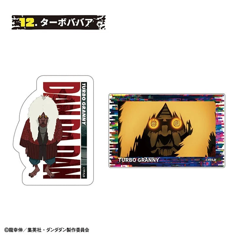 Dandadan W Diecut Clear Sticker 15Pack BOX Candy Toy JAPAN OFFICIAL