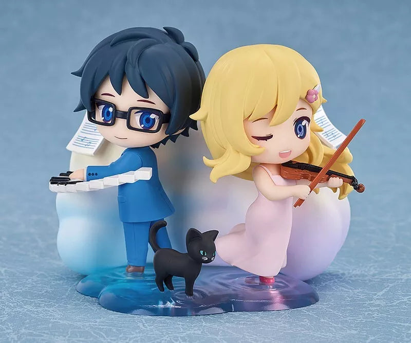 Qset+ Your Lie in April Kaori Miyazono & Kosei Arima Figure JAPAN OFFICIAL