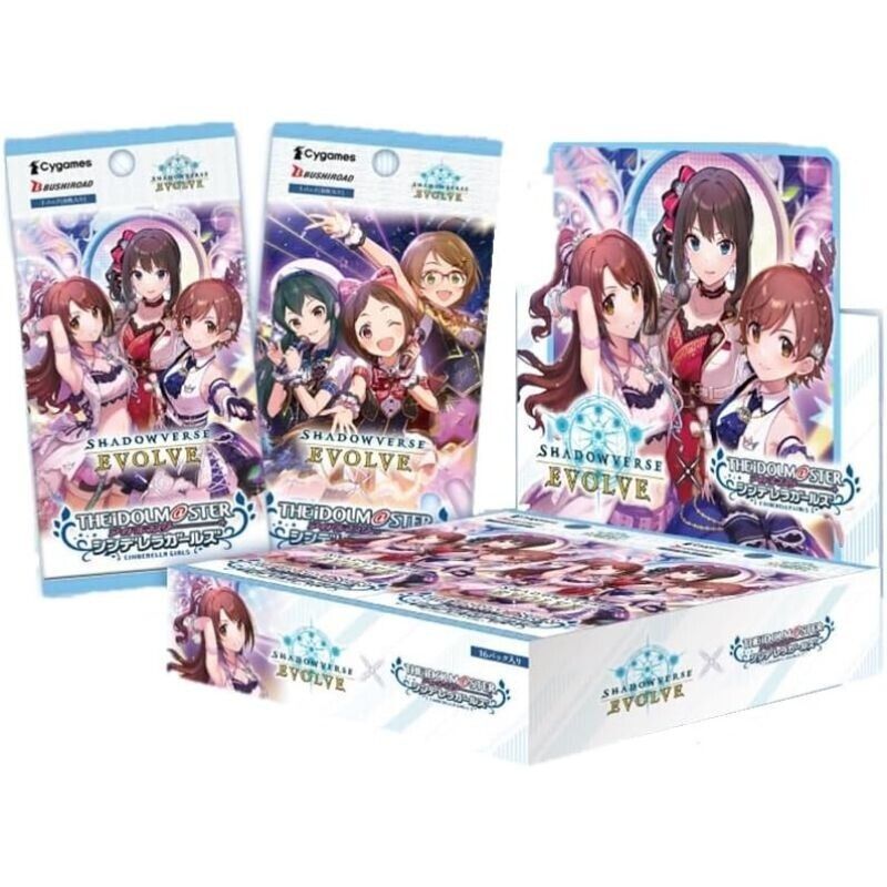 Shadowverse EVOLVE THE IDOLM@STER Cinderella Girls Pack Box TCG JAPAN OFFICIAL