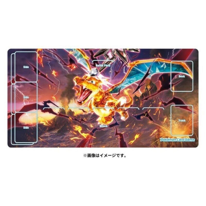 Pokemon Card Game Rubber Playmat Charizard Tera Raid JAPAN OFFICIAL