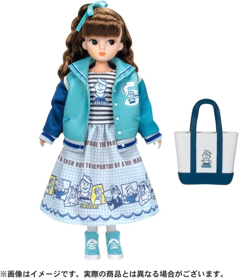 Takara Tomy Licca Chan Retro Licca Sailors Marine Fashion Doll JAPAN OFFICIAL