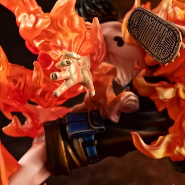 Figurine P.O.P ONE PIECE NEO-MAXIMUM Luffy & Ace Bonds of Brothers 20e édition limitée