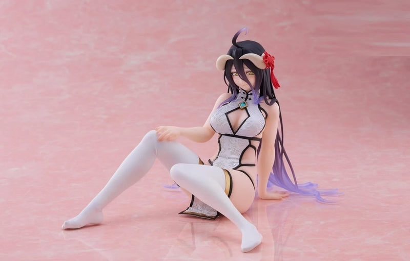 Figura fofa de mesa TAITO OVERLORD Albedo vestido chinês ver. OFICIAL DO JAPÃO