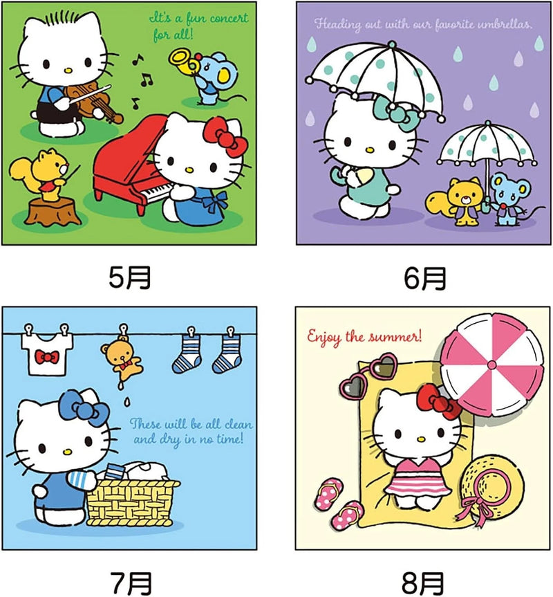 Sanrio Hello Kitty Wall Calendar M Size 2026 JAPAN OFFICIAL