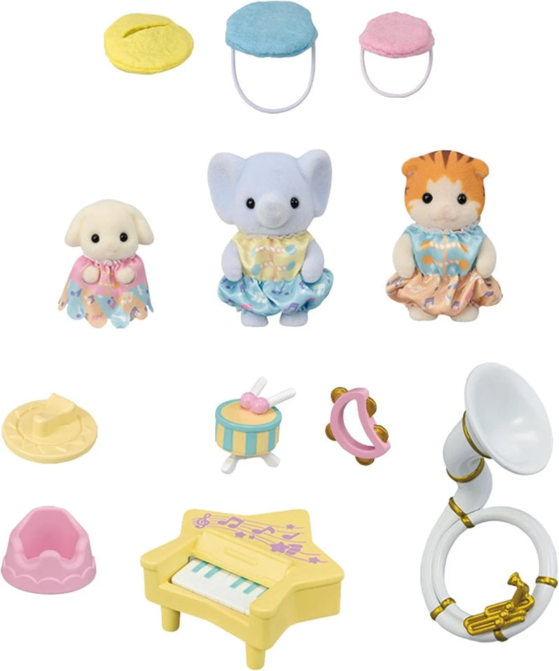 Epoch Sylvanian Families Music Band Nursery Babies Set S-78 JAPAN OFFICIAL