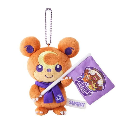 Pokemon Center Original Sanfrecce Plush Keychain Teddiursa JAPAN OFFICIAL
