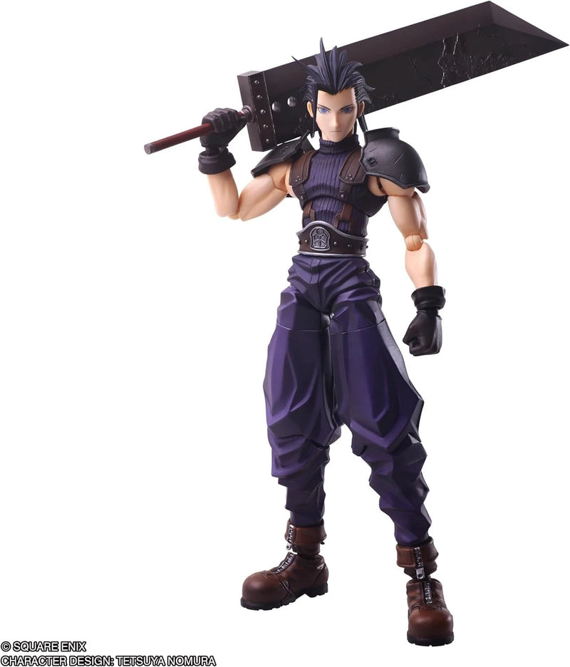 Square Enix Final Fantasy VII BRING ARTS Zack Fair Action Figure JAPAN OFFICIAL
